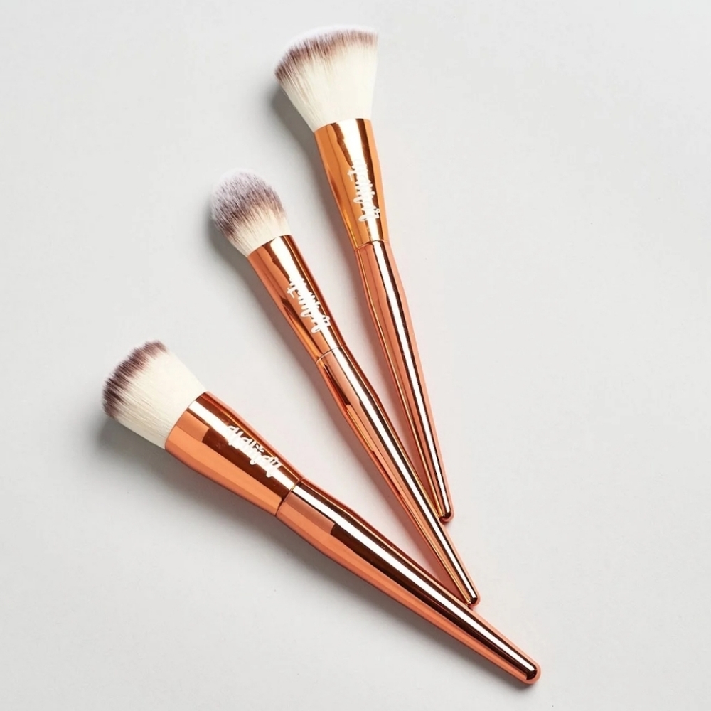 NWT. Alamar Cosmetics Complexion Brush Trio